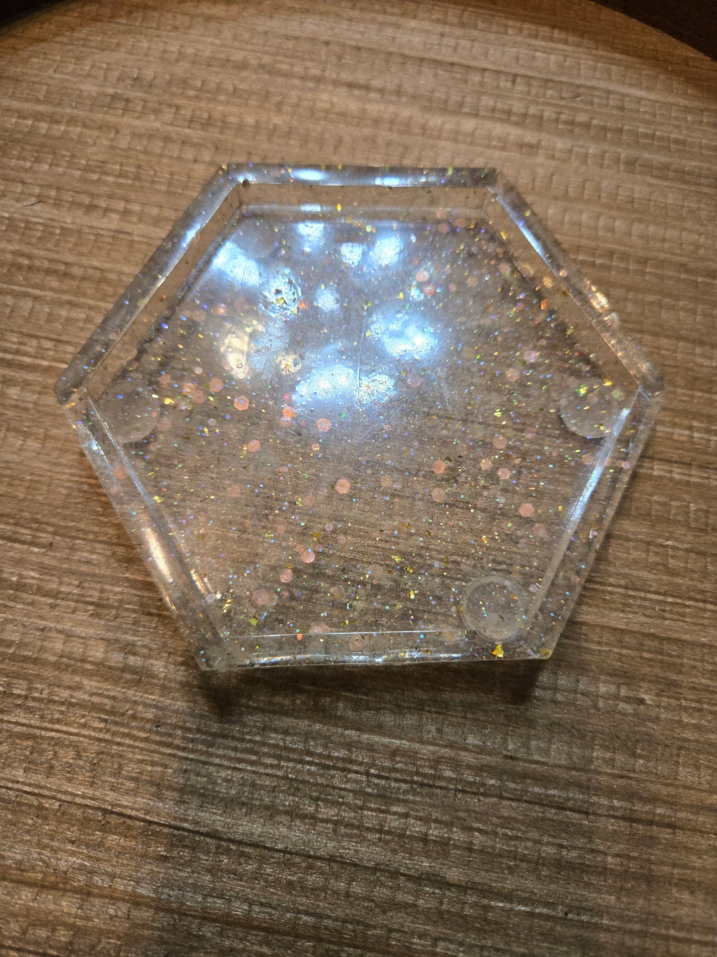 Resin single coaster