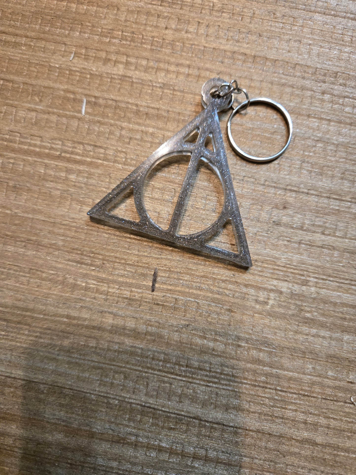 Resin safety keychain