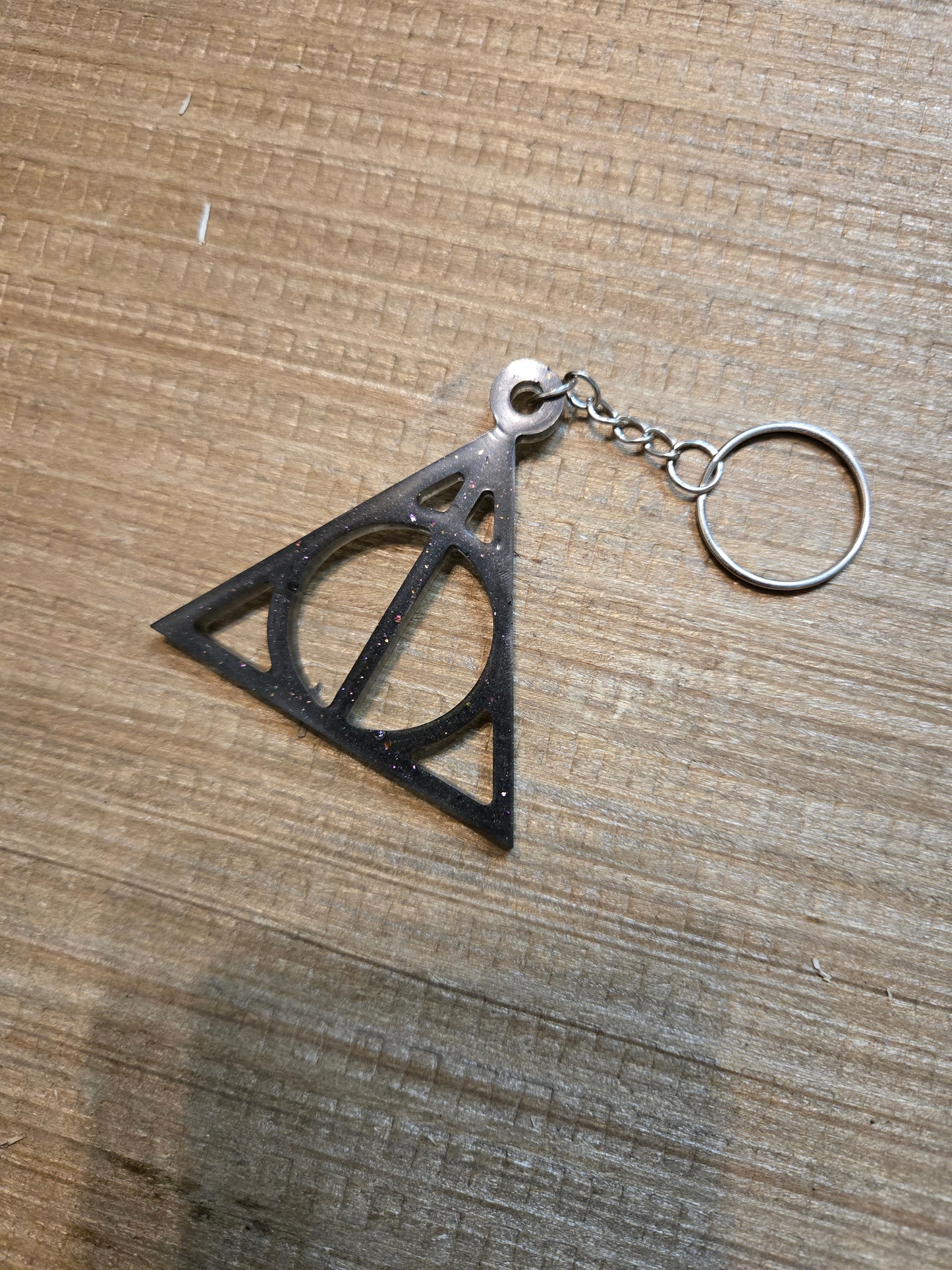 Resin safety keychain