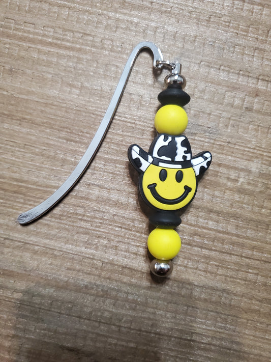 Smiley cowboy bookmark