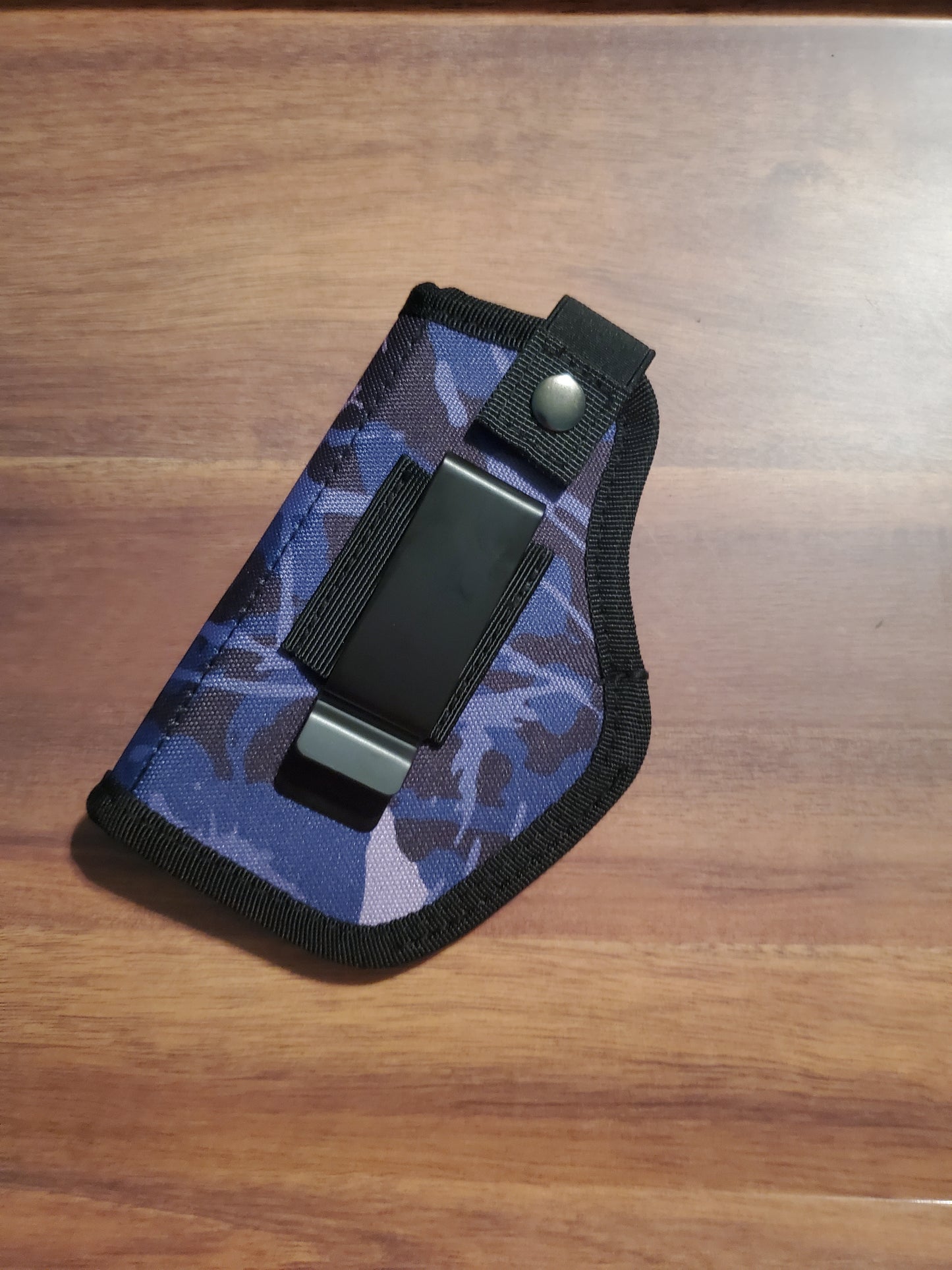 Purple camo gun holster clip