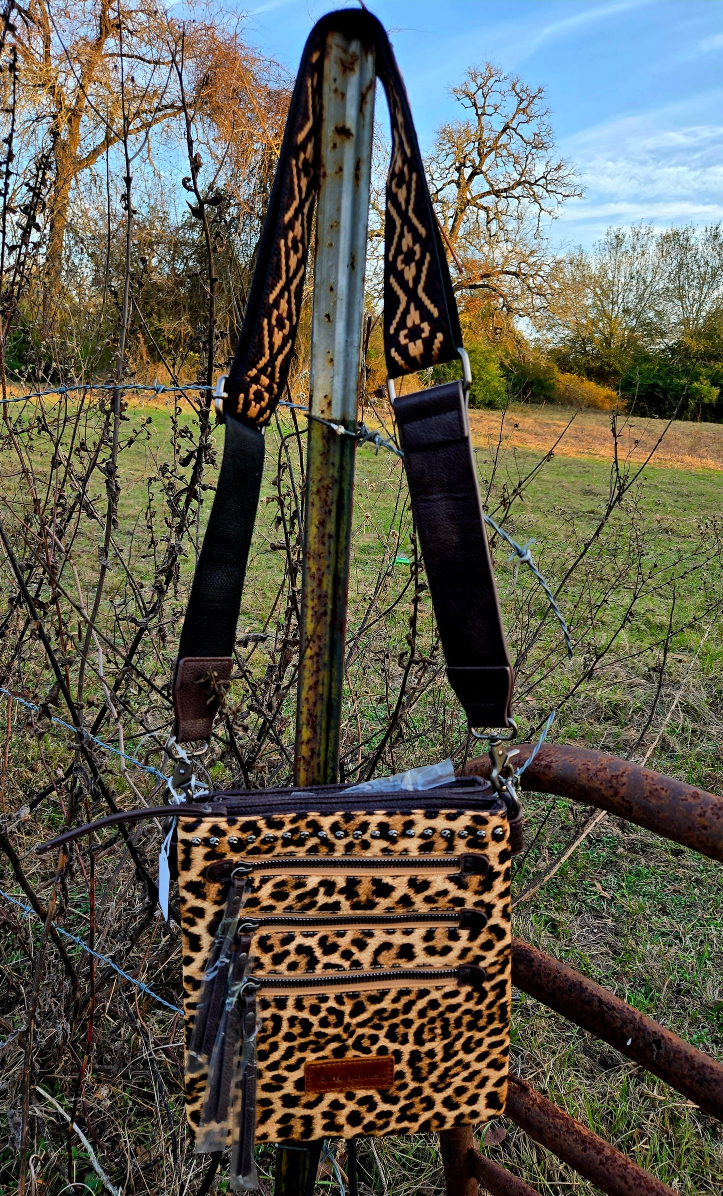 Leopard crossbody bag